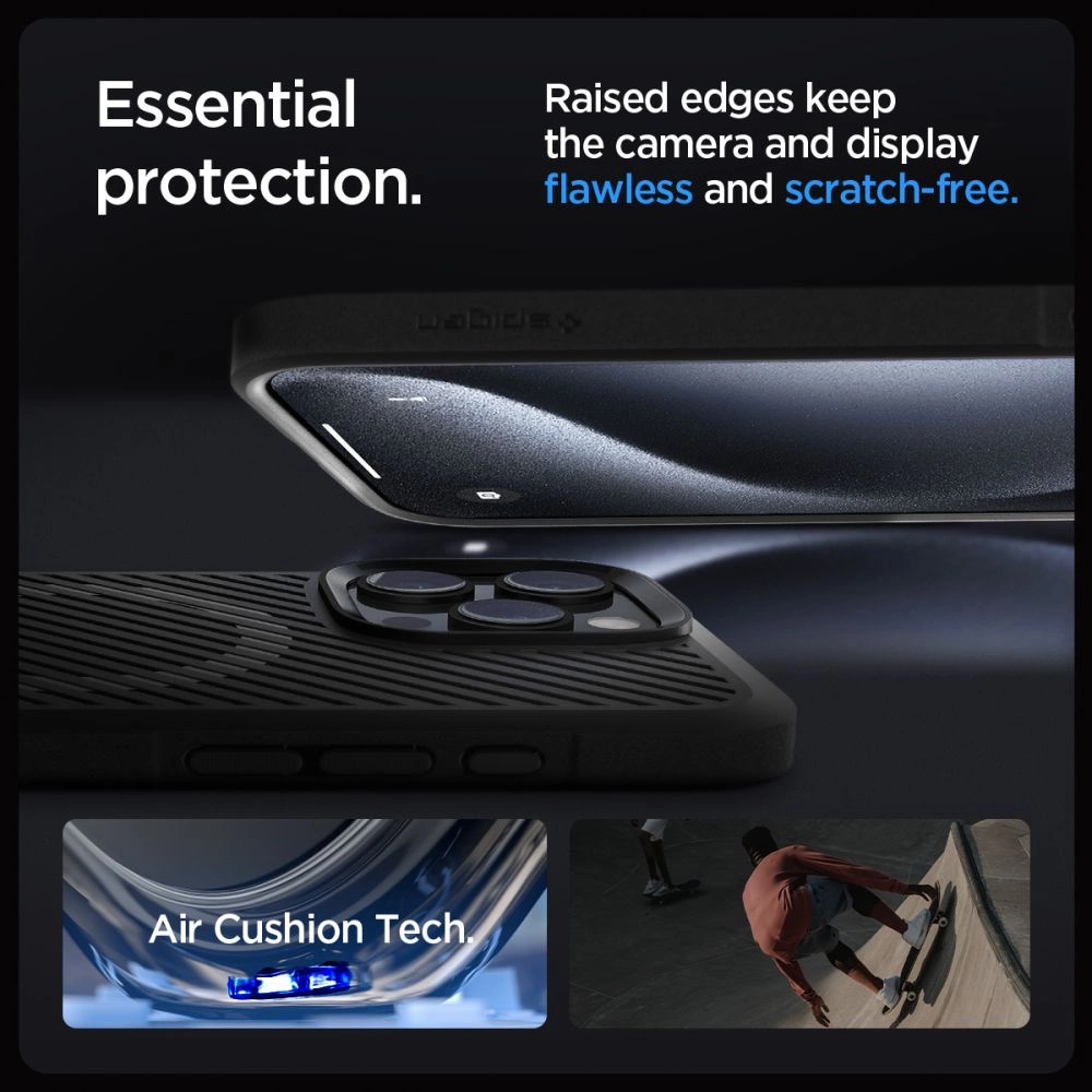Spigen Core Armor Mag Case with MagSafe for iPhone 16 Pro - Matte Blackeng