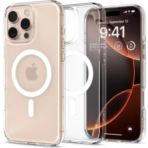 Spigen Ultra Hybrid Mag Case with MagSafe for iPhone 16 Pro - Cleareng