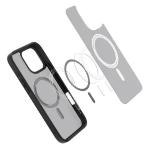 Spigen Ultra Hybrid Mag Case with MagSafe for iPhone 16 Pro - Blackeng