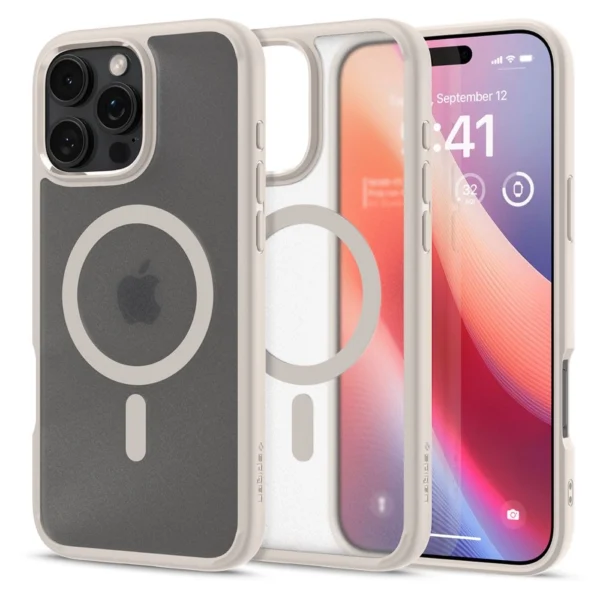 Spigen Ultra Hybrid Mag case with MagSafe for iPhone 16 Pro - titaniumeng