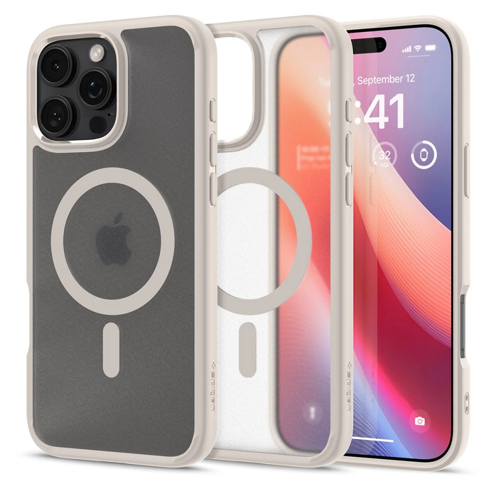 Spigen Ultra Hybrid Mag case with MagSafe for iPhone 16 Pro - titaniumeng