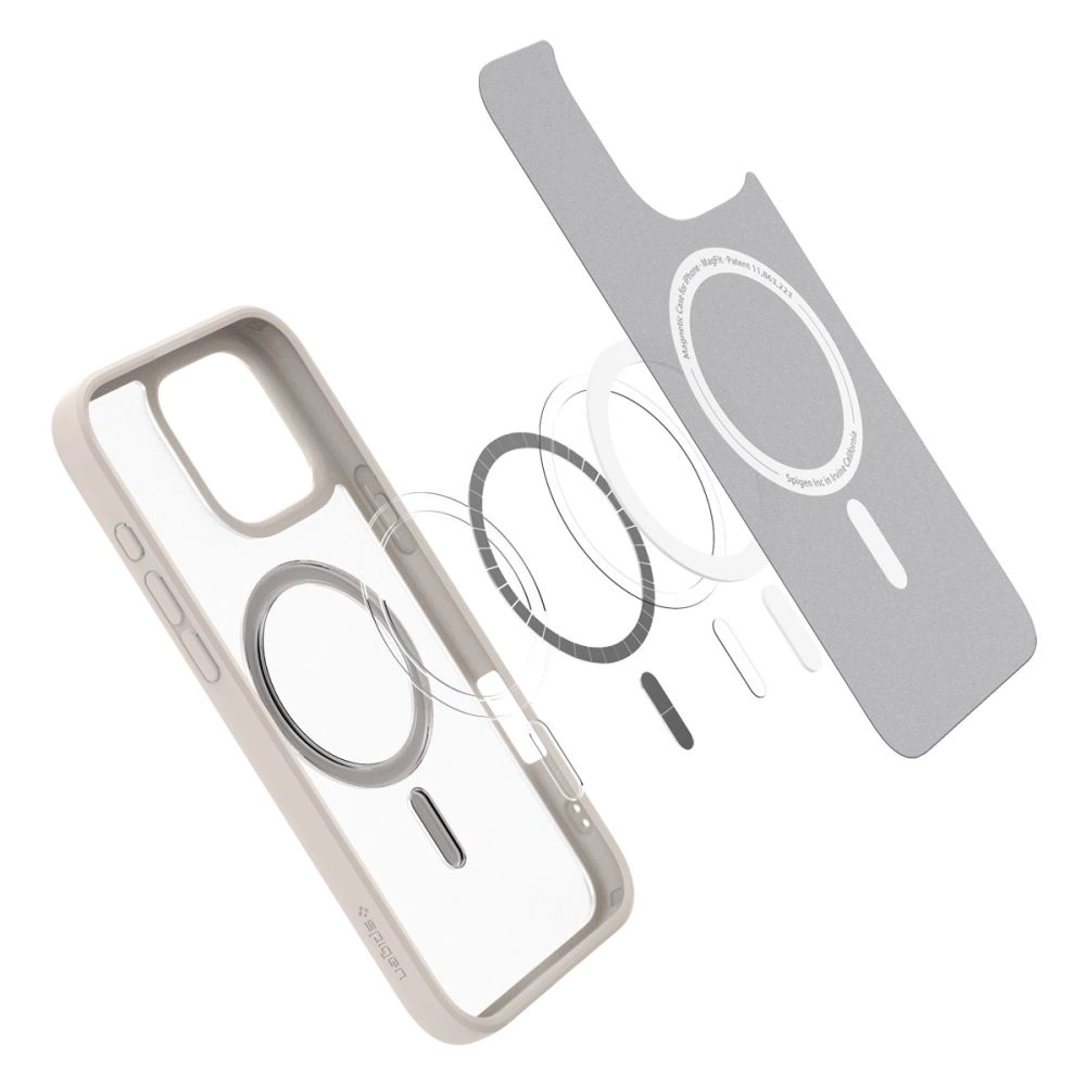 Spigen Ultra Hybrid Mag case with MagSafe for iPhone 16 Pro - titaniumeng