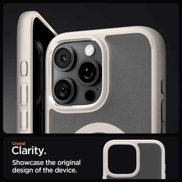 Spigen Ultra Hybrid Mag case with MagSafe for iPhone 16 Pro - titaniumeng