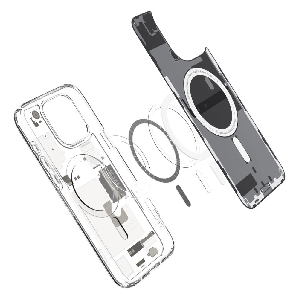 Spigen Ultra Hybrid Mag Zero One case with MagSafe for iPhone 16 Pro - titaniumeng