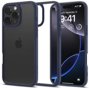 Spigen Ultra Hybrid iPhone 16 Pro Case - Blueeng