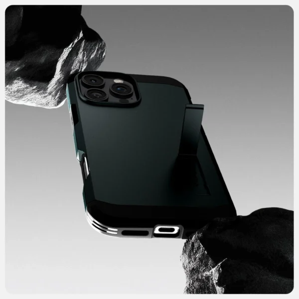 Spigen Tough Armor MagSafe Case with Stand for iPhone 16 Pro - Greeneng