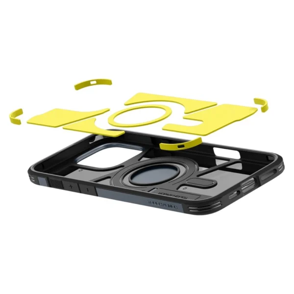 Spigen Tough Armor MagSafe Case with Stand for iPhone 16 Pro - Dark Grayeng
