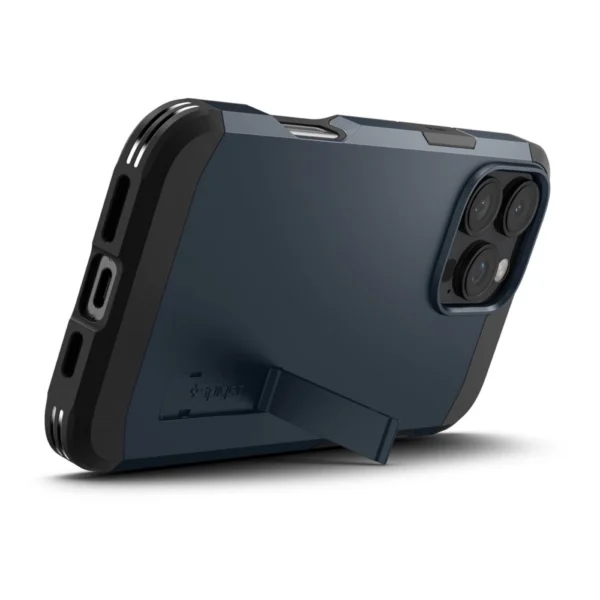 Spigen Tough Armor MagSafe Case with Stand for iPhone 16 Pro - Dark Grayeng