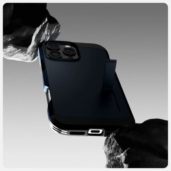 Spigen Tough Armor MagSafe Case with Stand for iPhone 16 Pro - Dark Grayeng