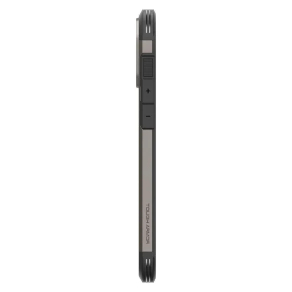 Spigen Tough Armor MagSafe case with stand for iPhone 16 Pro - gunmetaleng