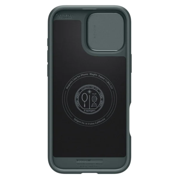 Spigen Optik Armor Mag Case with MagSafe for iPhone 16 Pro - Greeneng