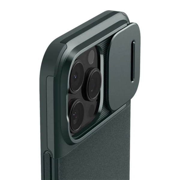 Spigen Optik Armor Mag Case with MagSafe for iPhone 16 Pro - Greeneng