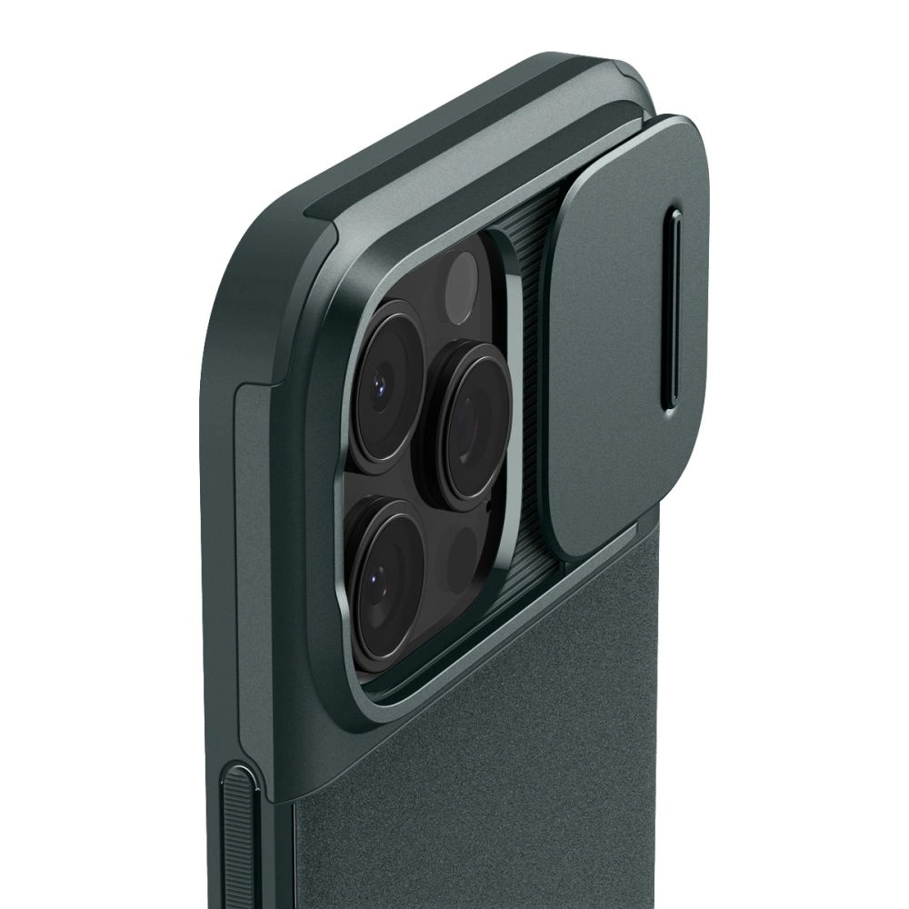 Spigen Optik Armor Mag Case with MagSafe for iPhone 16 Pro - Greeneng