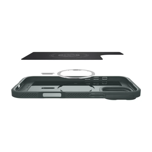 Spigen Optik Armor Mag Case with MagSafe for iPhone 16 Pro - Greeneng