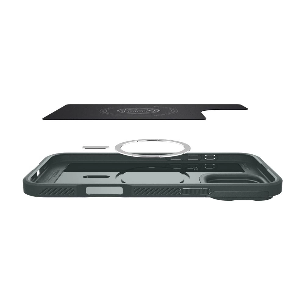 Spigen Optik Armor Mag Case with MagSafe for iPhone 16 Pro - Greeneng