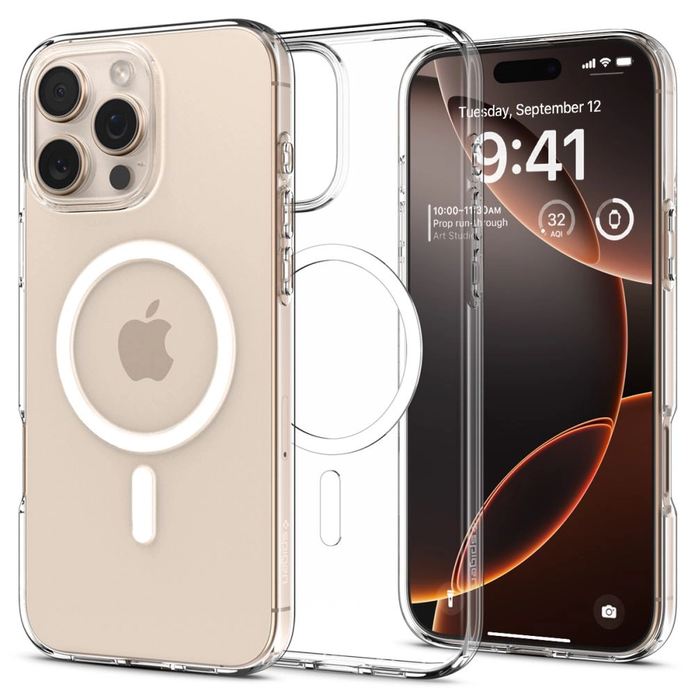 Spigen Liquid Crystal Mag MagSafe iPhone 16 Pro Case - Cleareng