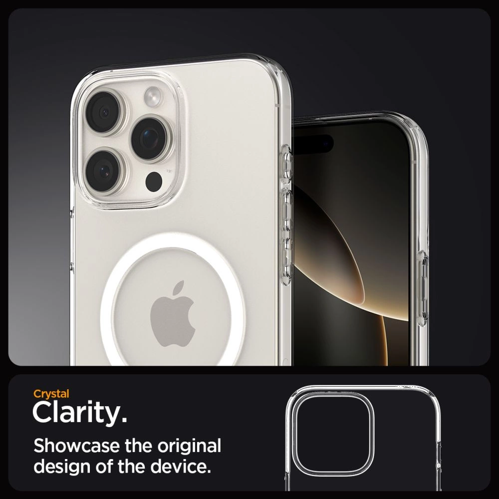Spigen Liquid Crystal Mag MagSafe iPhone 16 Pro Case - Cleareng