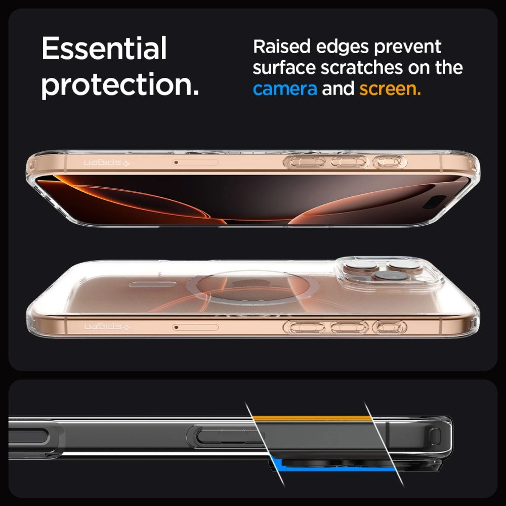 Spigen Liquid Crystal Mag MagSafe iPhone 16 Pro Case - Cleareng