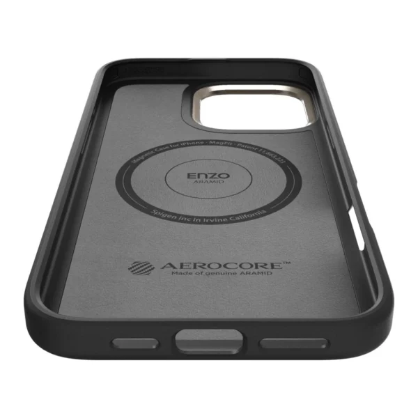 Spigen Enzo Aramid Mag Case with MagSafe for iPhone 16 Pro - Matte Blackeng