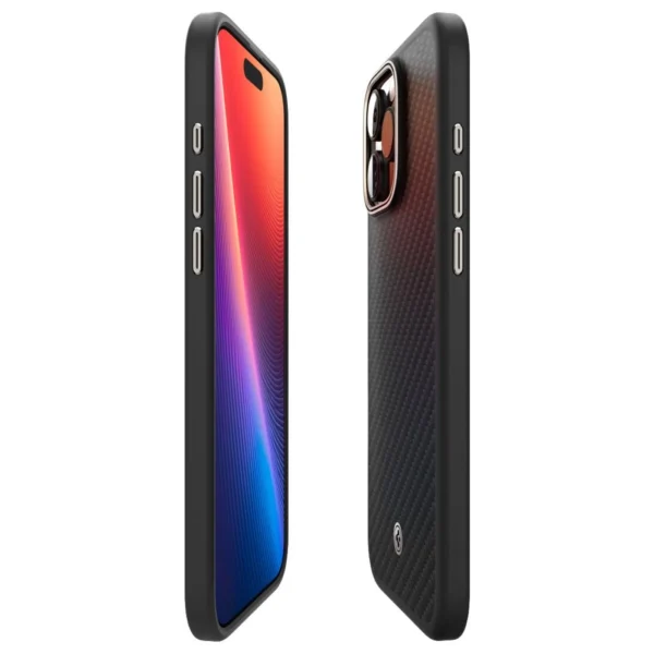 Spigen Enzo Aramid Mag Case with MagSafe for iPhone 16 Pro - Matte Blackeng