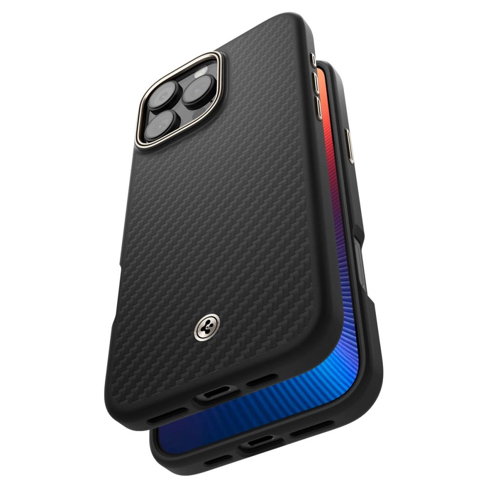 Spigen Enzo Aramid Mag Case with MagSafe for iPhone 16 Pro - Matte Blackeng