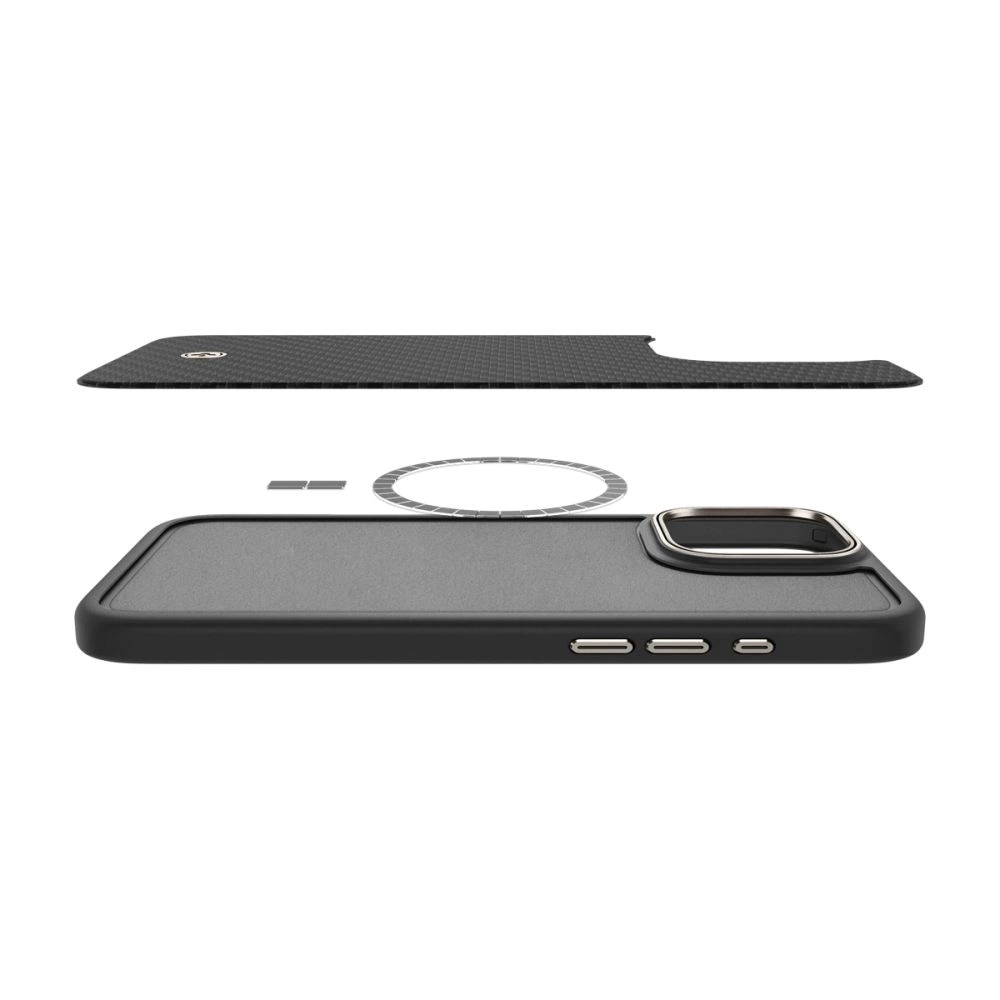 Spigen Enzo Aramid Mag Case with MagSafe for iPhone 16 Pro - Matte Blackeng
