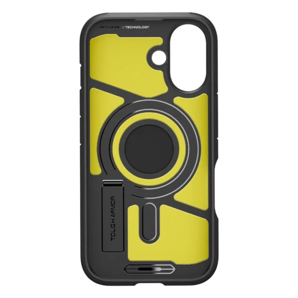 Spigen Tough Armor MagSafe Case with Stand for iPhone 16 Plus - Blackeng