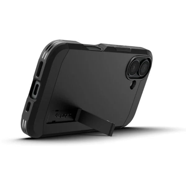 Spigen Tough Armor MagSafe Case with Stand for iPhone 16 Plus - Blackeng