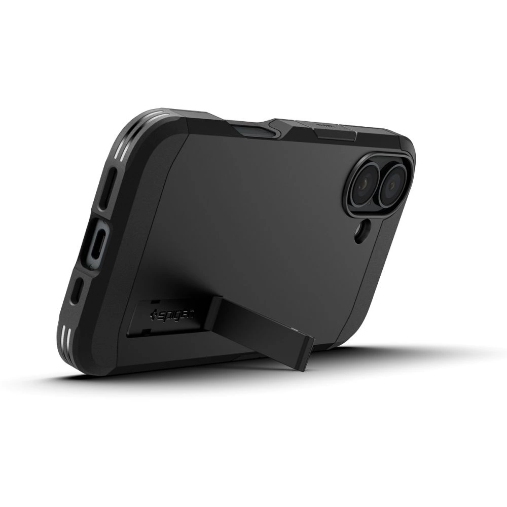 Spigen Tough Armor MagSafe Case with Stand for iPhone 16 Plus - Blackeng