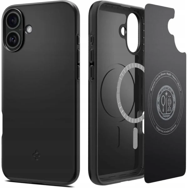 Spigen Thin Fit MagSafe Case for iPhone 16 Plus - Blackeng
