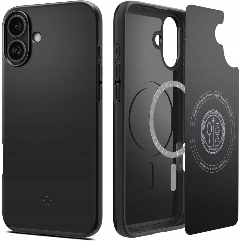 Spigen Thin Fit MagSafe Case for iPhone 16 Plus - Blackeng