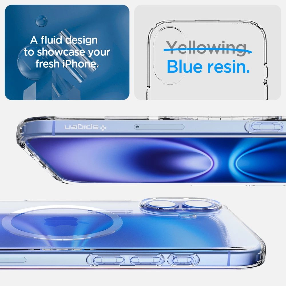 Spigen Liquid Crystal Mag Case with MagSafe for iPhone 16 Plus - Cleareng