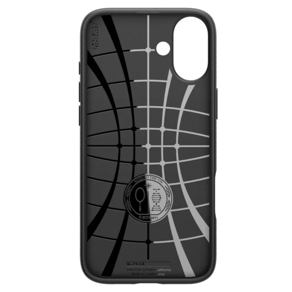 Spigen Liquid Air Case for iPhone 16 Plus - Blackeng
