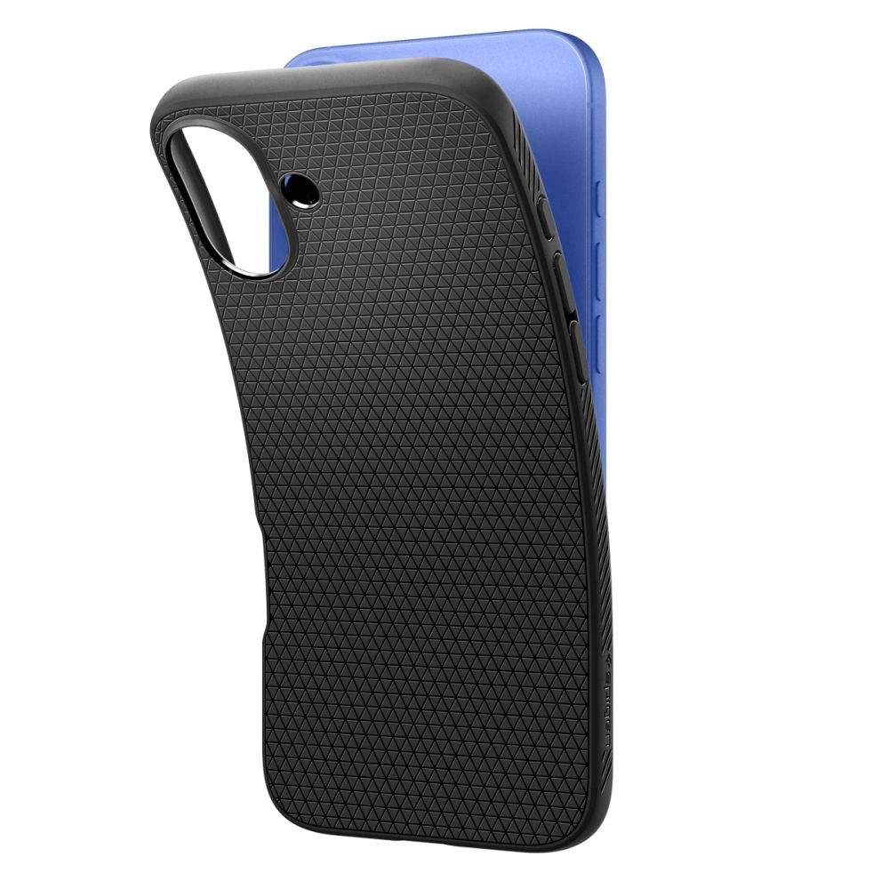 Spigen Liquid Air Case for iPhone 16 Plus - Blackeng