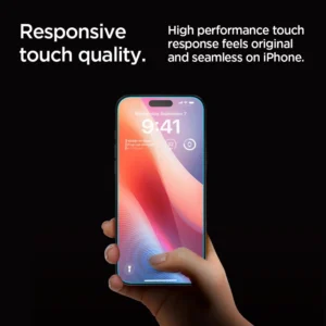 Spigen Glas.tR EZ Fit Privacy Tempered Glass for iPhone 16 Pro Max - 2 pcs.eng