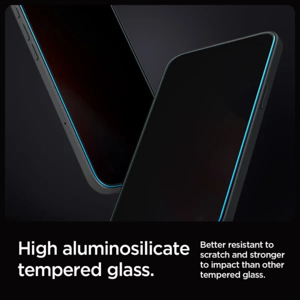 Spigen Glas.tR EZ Fit Privacy Tempered Glass for iPhone 16 Pro Max - 2 pcs.eng