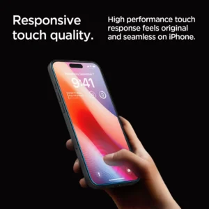 Spigen Glas.tR EZ Fit tempered glass for iPhone 16 Pro Max - 2 pcs.eng