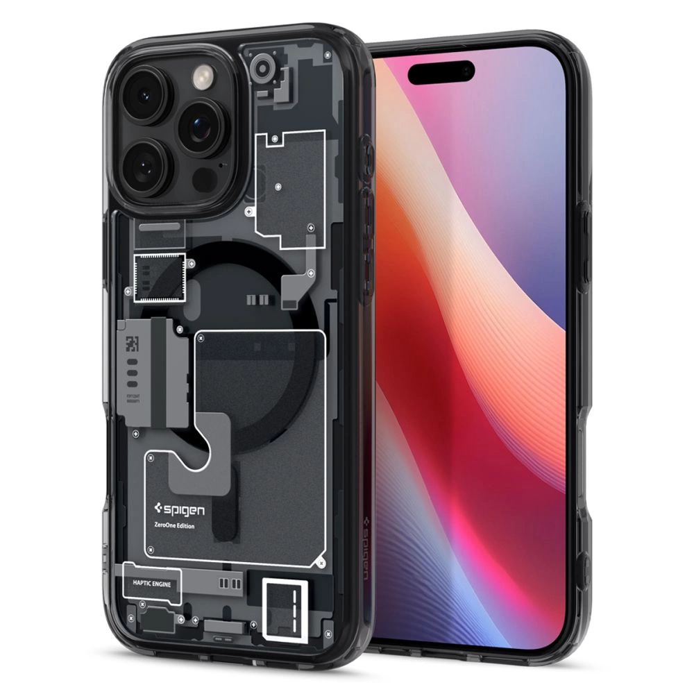 Spigen Ultra Hybrid Mag Case with MagSafe Zero One for iPhone 16 Pro Max - Dark Grayeng