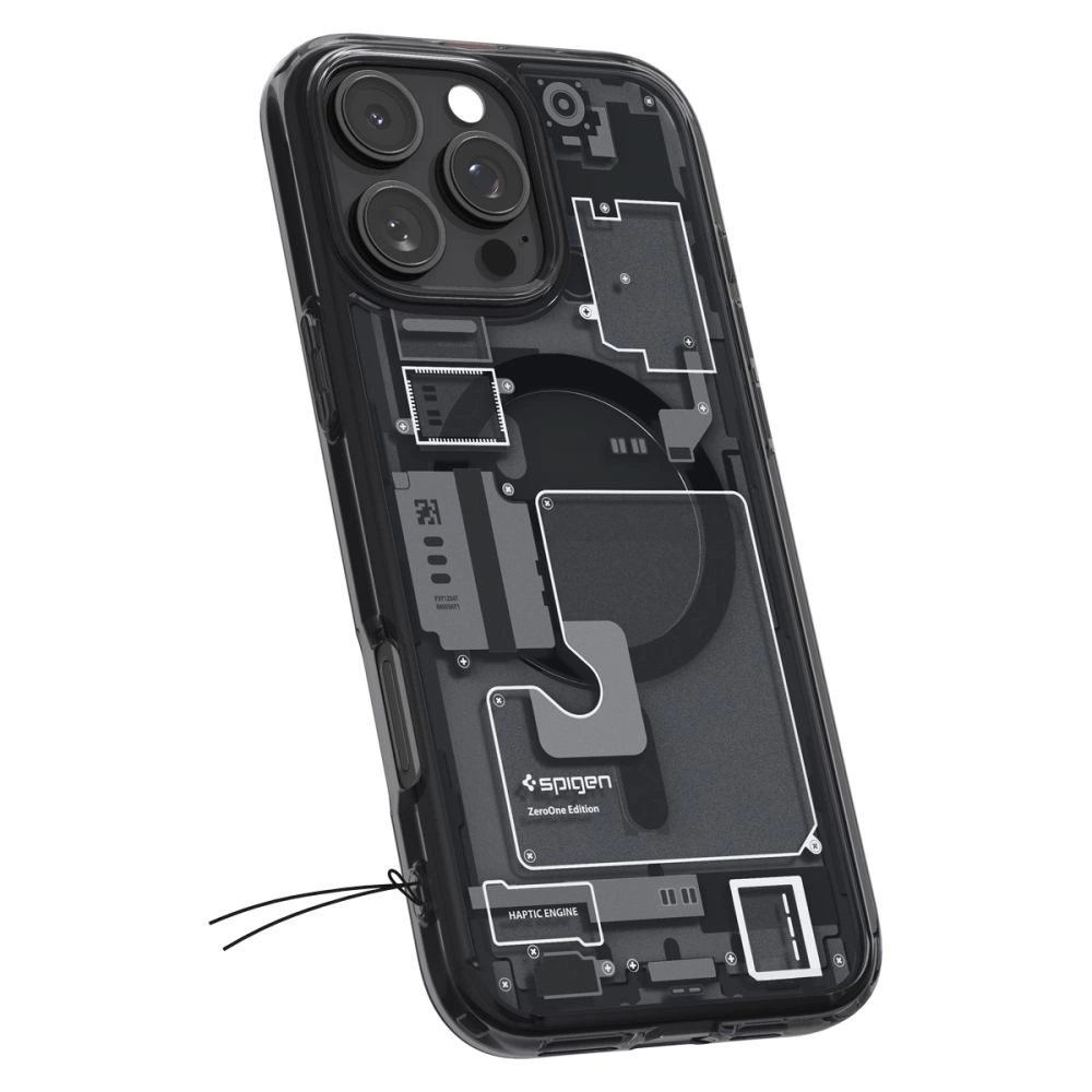 Spigen Ultra Hybrid Mag Case with MagSafe Zero One for iPhone 16 Pro Max - Dark Grayeng