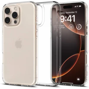 Spigen Ultra Hybrid Case for iPhone 16 Pro Max - Cleareng