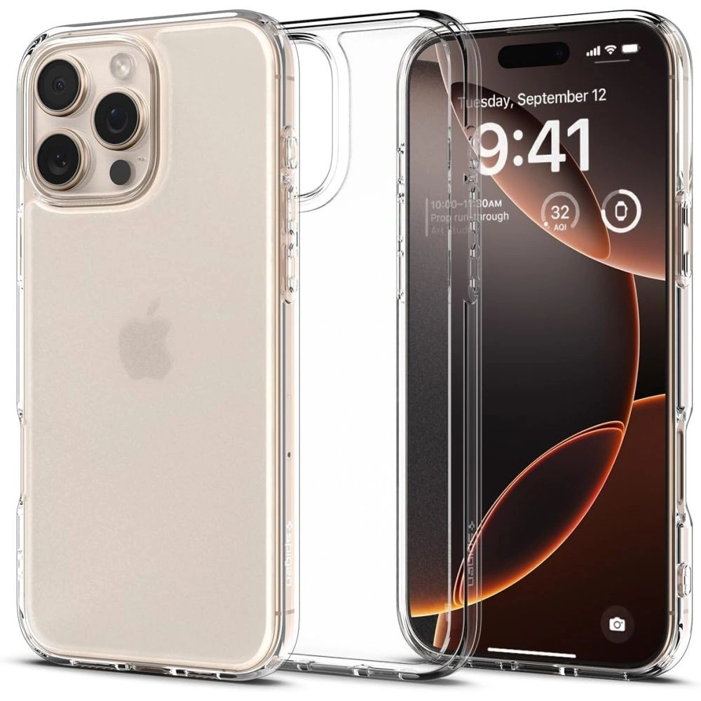 Spigen Ultra Hybrid Case for iPhone 16 Pro Max - Cleareng