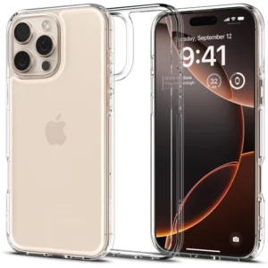 Spigen Ultra Hybrid Case for iPhone 16 Pro Max - Cleareng