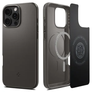 Spigen Thin Fit MagSafe case for iPhone 16 Pro Max - gunmetaleng
