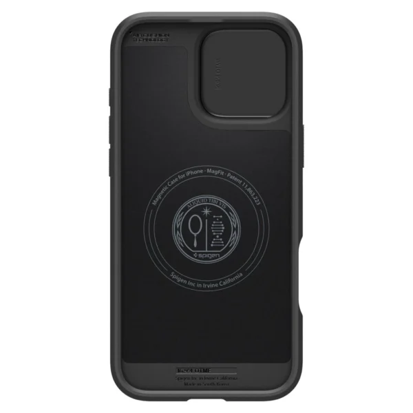 Spigen Optik Armor Mag Case with MagSafe for iPhone 16 Pro Max - Blackeng