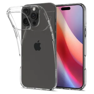 Spigen Liquid Crystal Case for iPhone 16 Pro Max - Cleareng