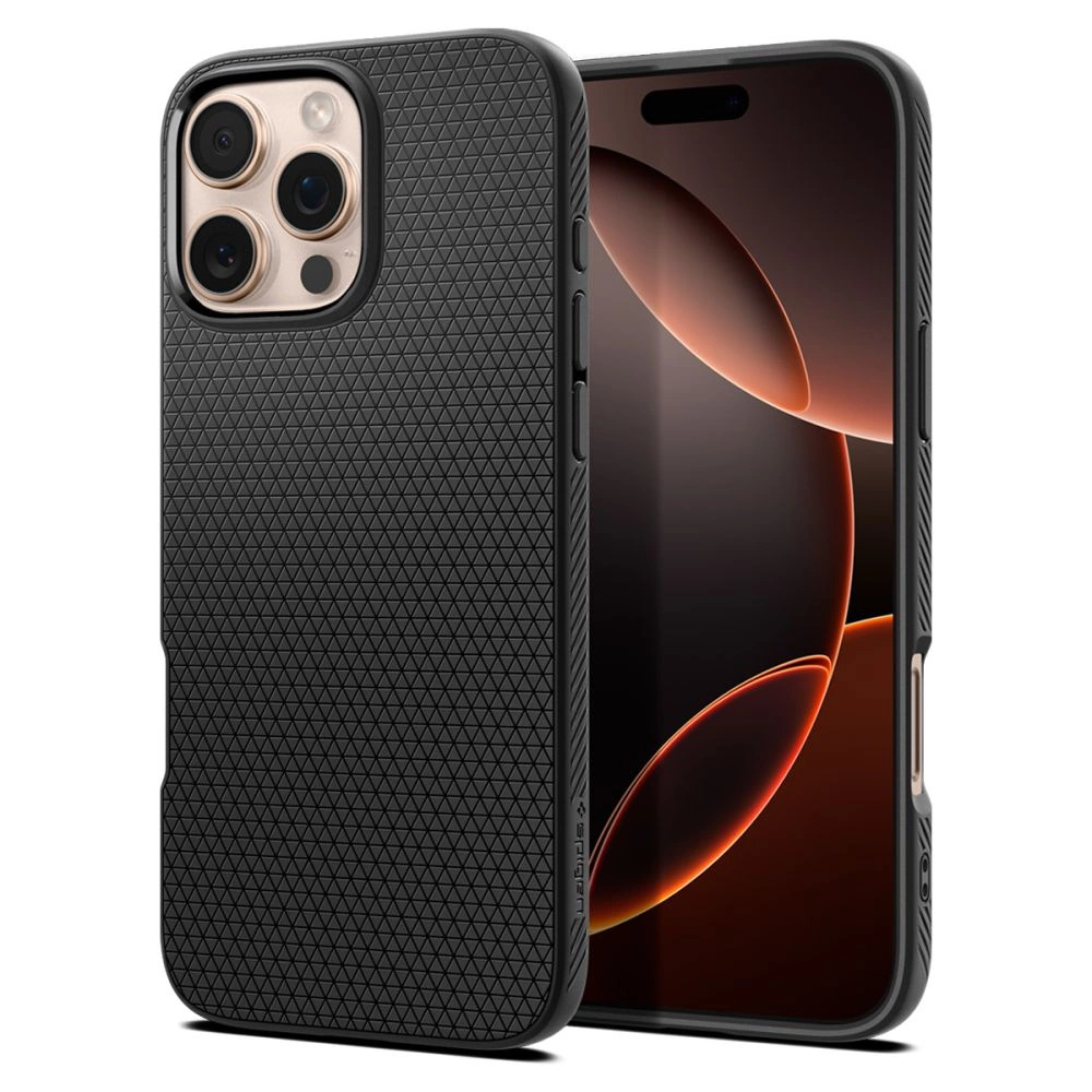 Spigen Liquid Air Case for iPhone 16 Pro Max - Blackeng