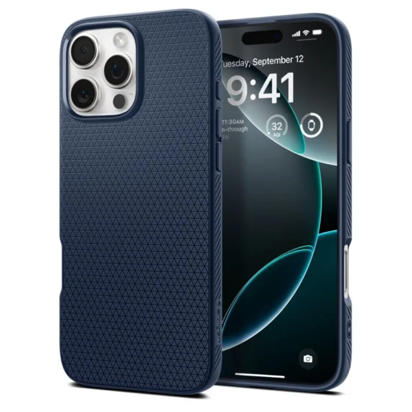 Spigen Liquid Air Case for iPhone 16 Pro Max - Blueeng