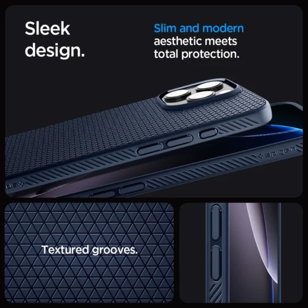 Spigen Liquid Air Case for iPhone 16 Pro Max - Blueeng