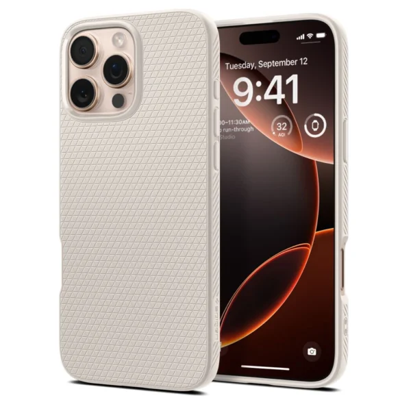 Spigen Liquid Air Case for iPhone 16 Pro Max - Titaniumeng
