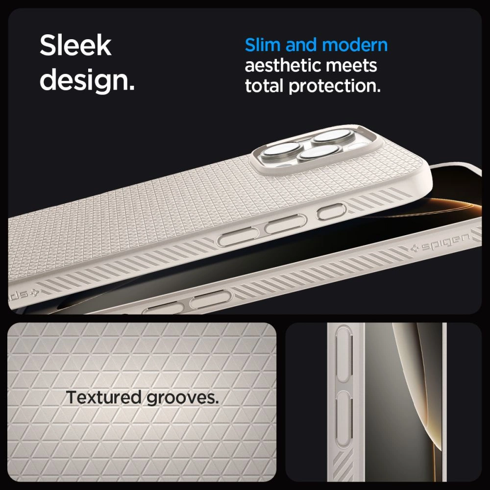Spigen Liquid Air Case for iPhone 16 Pro Max - Titaniumeng